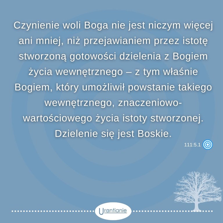 111:5.1 Czynienie woli Boga...